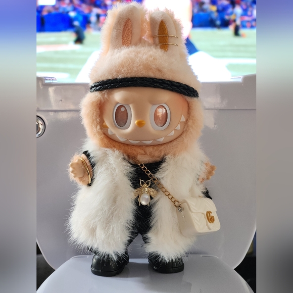 Other - Labubu Clothes Bee Fur 8pc Outfit Set